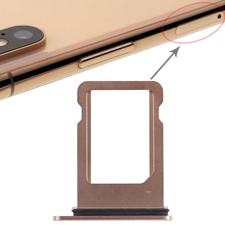 Gold SIM card tray replacement with holder frame