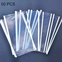 50 clear OCA adhesive film strips for iPhone XR screen repair