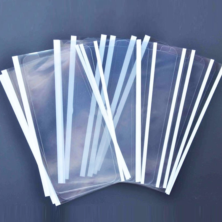 Set of 50 optically clear OCA adhesive strips, thin transparent film for iPhone XR