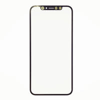iPhone XS front glass replacement, top cutouts for earpiece and sensors