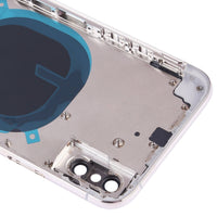 iPhone XS back housing, open frame with SIM tray dock and camera module openings