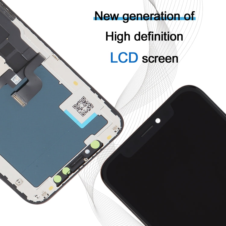iPhone XS JK InCell LCD screen replacement with corner cutout and speaker area