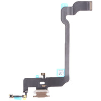 iPhone XS charging port replacement flex cable with main ribbon and dock assembly