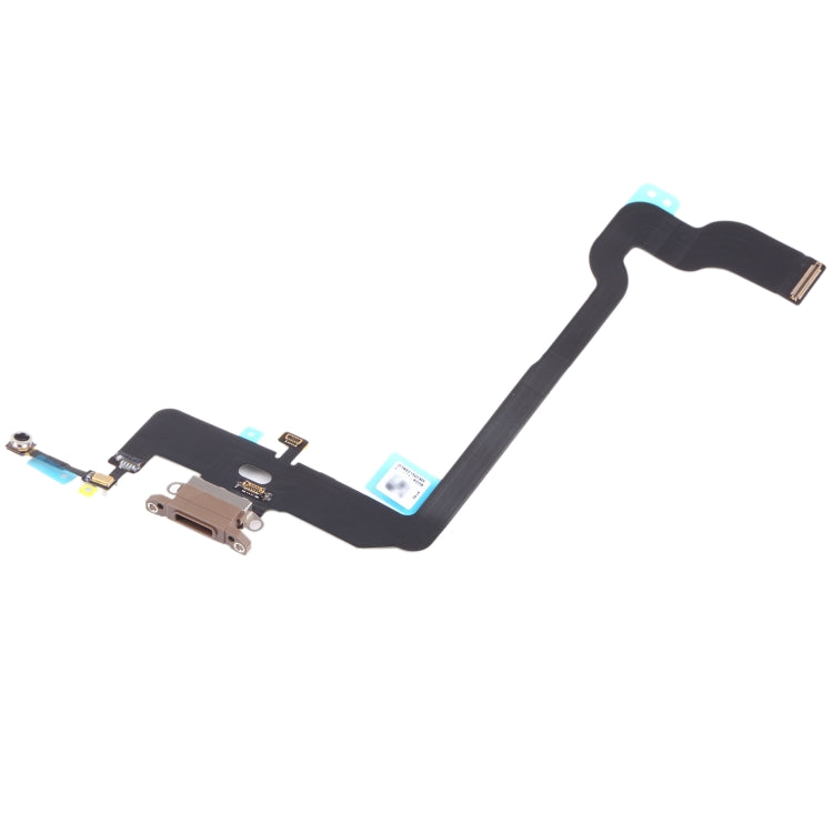 iPhone XS charging port replacement flex cable with dock connector and small side module