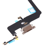 iPhone XS charging port replacement flex cable with charging port dock and flex components