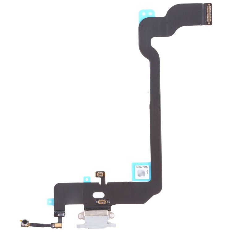 iPhone XS charging port replacement flex cable with top flex tail and dock assembly