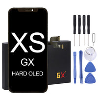 iPhone XS GX Hard OLED screen replacement kit with tools and pry picks