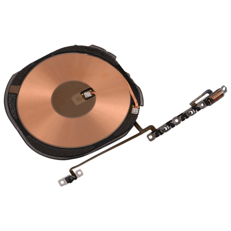 iPhone XS NFC coil and volume flex, copper disc assembly with flex cable and connectors