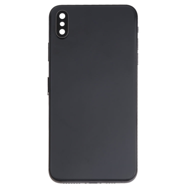 iPhone XS full housing assembly in black, back cover with dual camera module