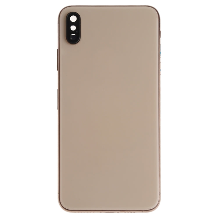 iPhone XS full housing assembly in gold, back cover with dual camera module
