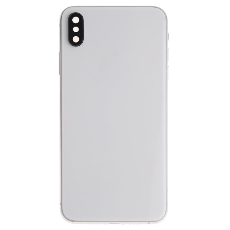 iPhone XS rear housing panel with dual rear camera cutout and side rails