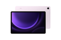 Samsung Galaxy Tab S9 FE lavender tablet front with matching back