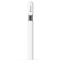 Apple Pencil (USB-C) stylus with connector end and charging port