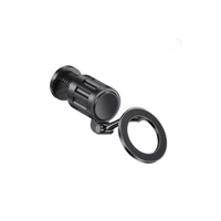 Nine Travel CT5 magnetic stand, black cylindrical mount with ring