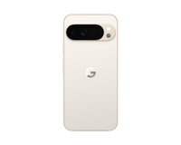 White smartphone back with dual camera bar and G logo.