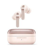 Samsung Galaxy Buds 4 Pro wireless earbuds in pink gold charging case