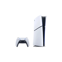 Sony PlayStation 5 Slim Digital Edition console with white controller