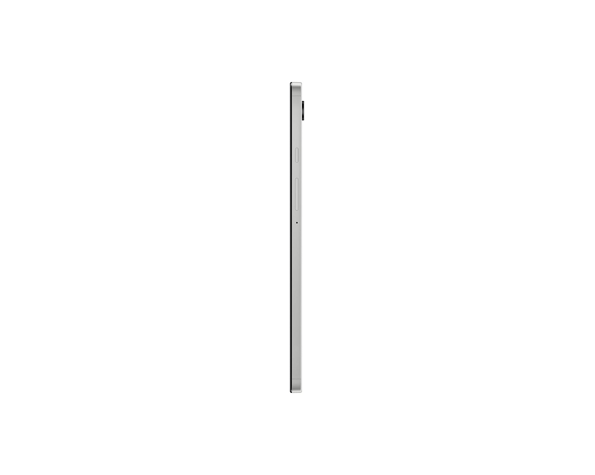 Galaxy Tab A9 tablet side profile showing ports and thin frame
