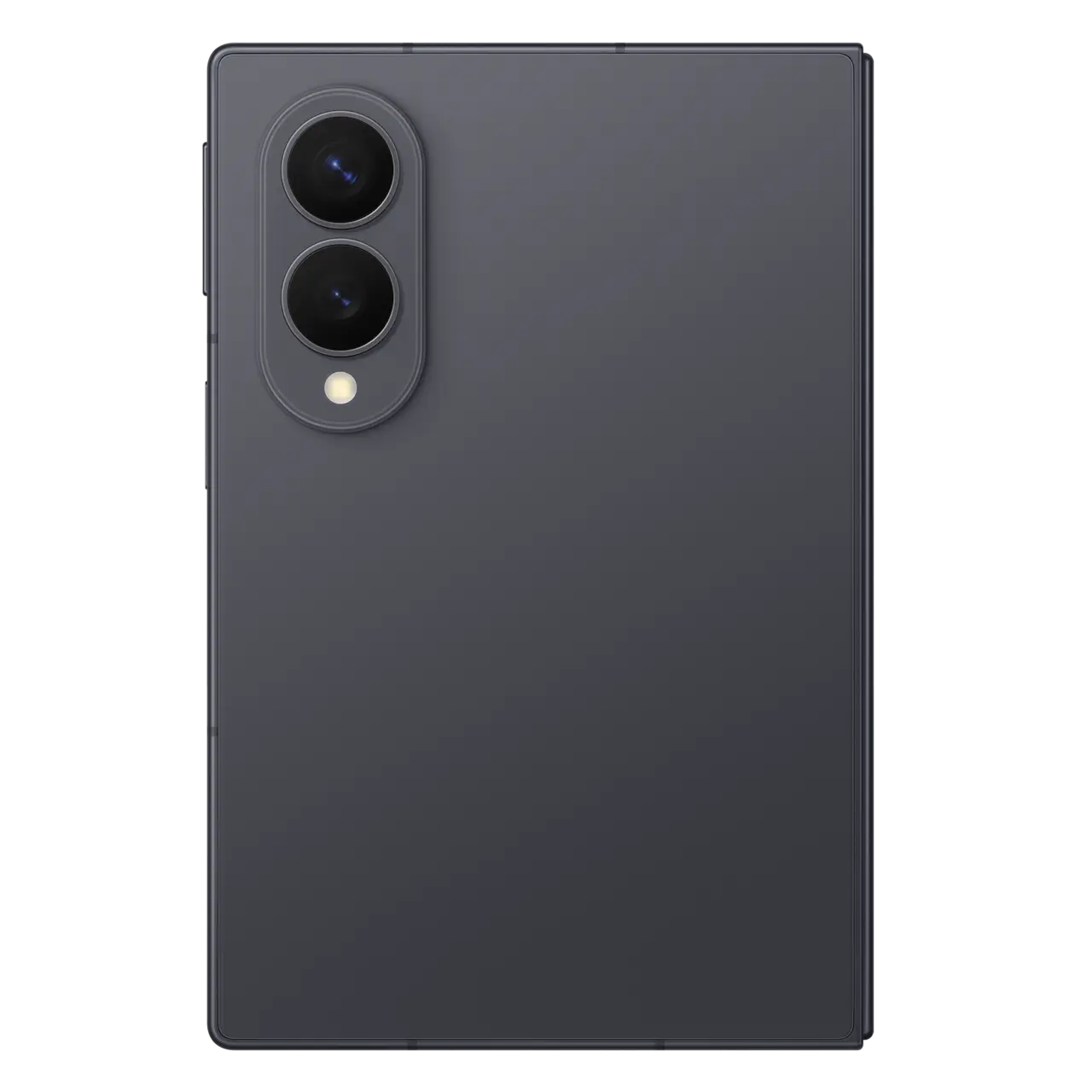 Samsung Galaxy Z Fold 8 5G foldable phone, graphite back with dual cameras and LED flash