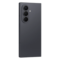 Foldable 5G smartphone, dark gray back with triple camera module