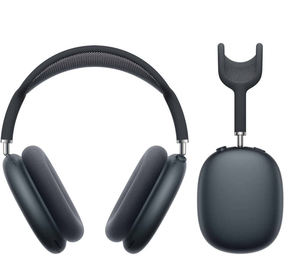 Apple AirPods Max USB-C headphones in midnight dark with padded mesh ear cups