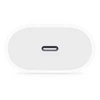 20W USB-C power adapter underside with center ventilation slot