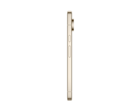 Mint green smartphone side profile with buttons on the edge.
