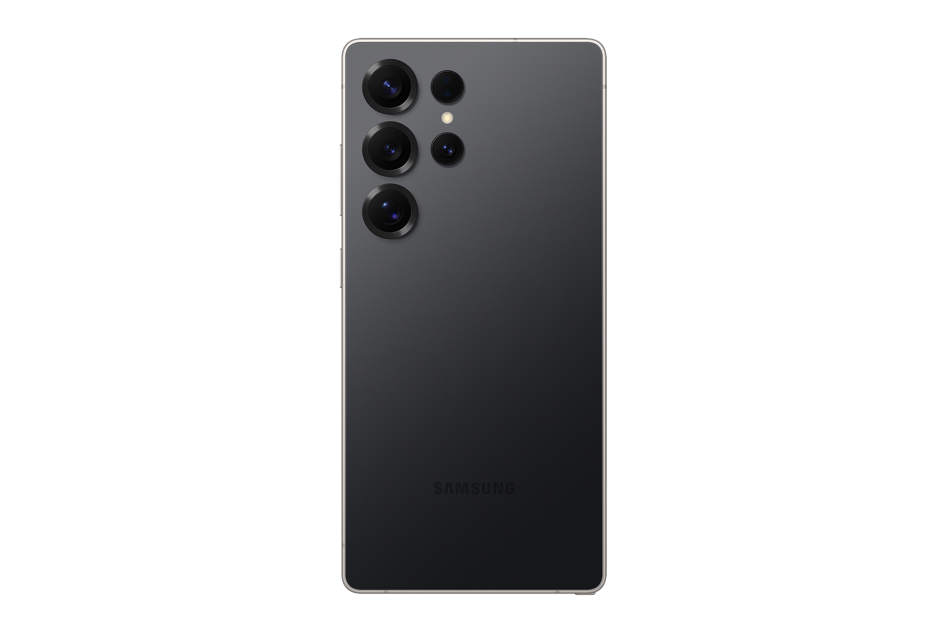 Galaxy S25 Ultra dual SIM 5G rear view in dark gray with quad rear cameras
