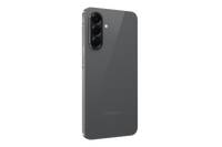 Samsung Galaxy A56 dual SIM smartphone in Graphite, angled back view with triple camera