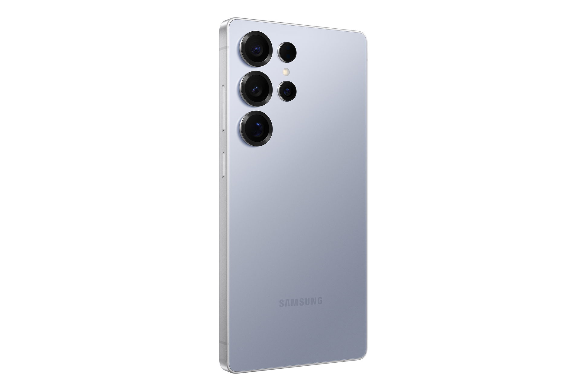 Galaxy S25 Ultra dual SIM 5G rear view in white-silver with quad cameras