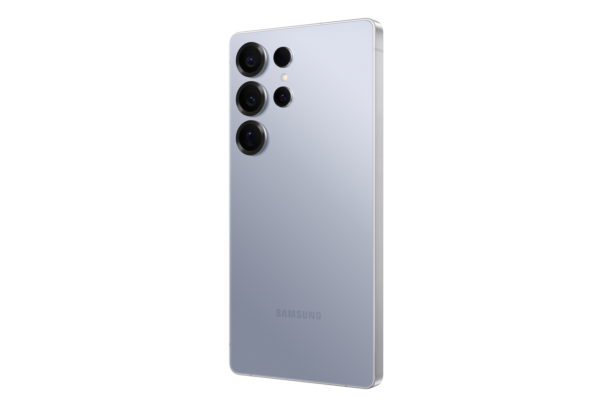 Galaxy S25 Ultra dual SIM 5G rear view with quad cameras in light silver
