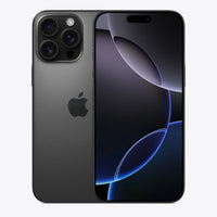 iPhone 16 Pro Max 5G in dark gray, triple-camera back with black front screen