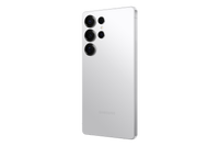 Light silver Galaxy S25 Ultra back, camera lenses clustered at the top corner