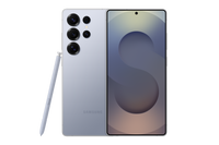 Galaxy S25 Ultra dual SIM 5G in silver-blue with rear cameras and stylus pen