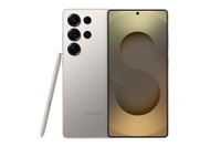 Galaxy S25 Ultra dual SIM 5G front and back in beige with stylus pen