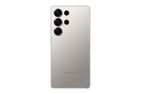 Galaxy S25 Ultra dual SIM 5G back view in light gold with quad cameras
