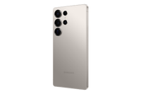 Galaxy S25 Ultra dual SIM 5G back view in pale gold with quad cameras