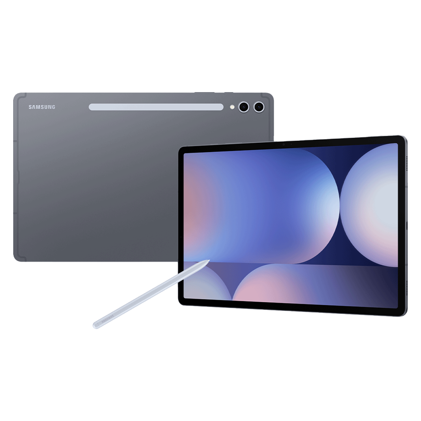 Galaxy Tab S10 Ultra tablet, Moonstone Grey, with stylus and dual-screen view