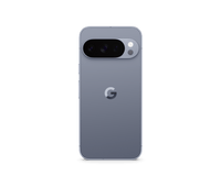 Google Pixel 10 Pro smartphone with gray back and dual-camera bar at top