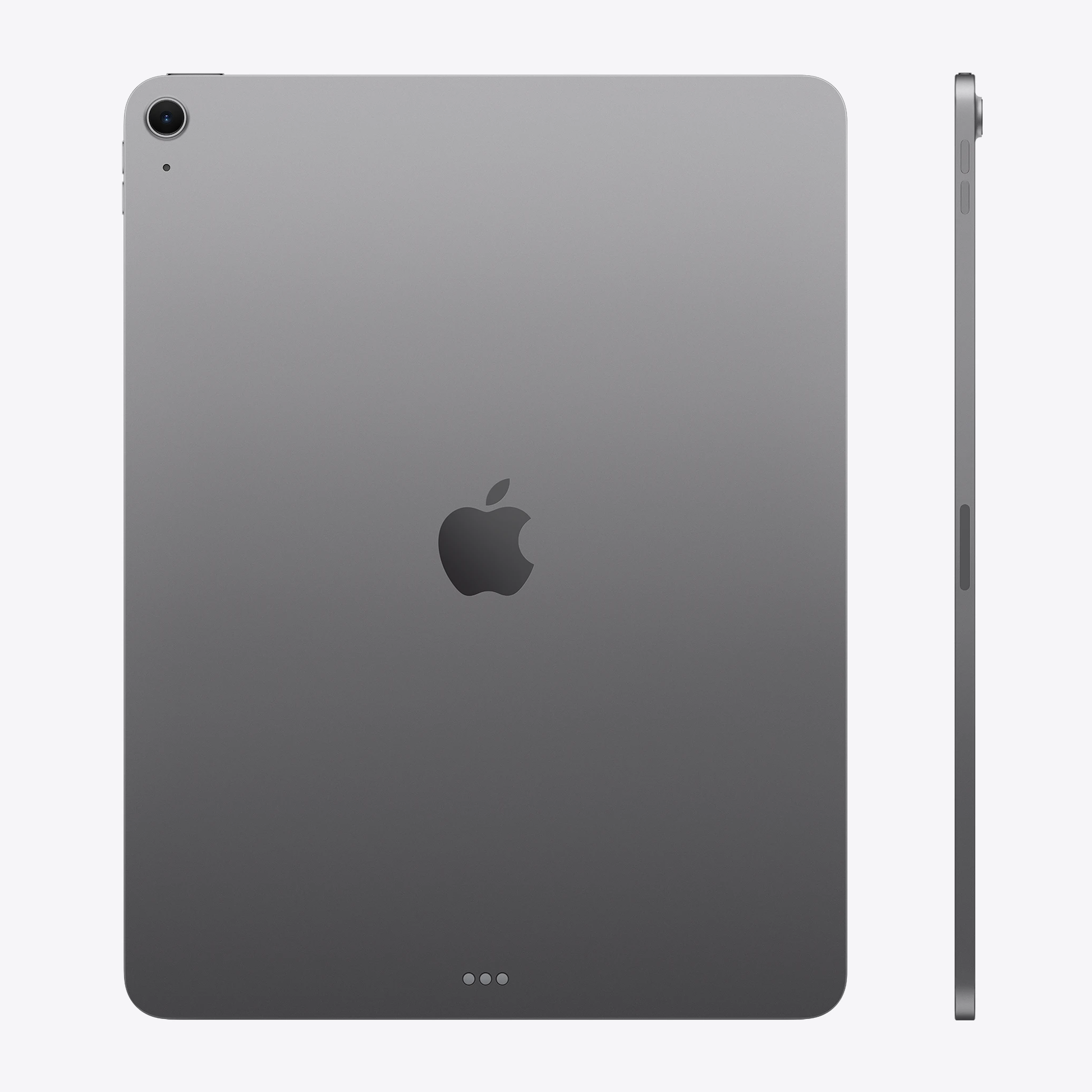 11-inch iPad Air with M3 chip, Space Gray back and side view, Wi‑Fi tablet