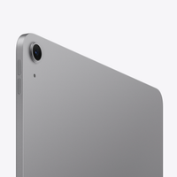 13-inch iPad Air M3 in Space Gray, back camera corner and side profile