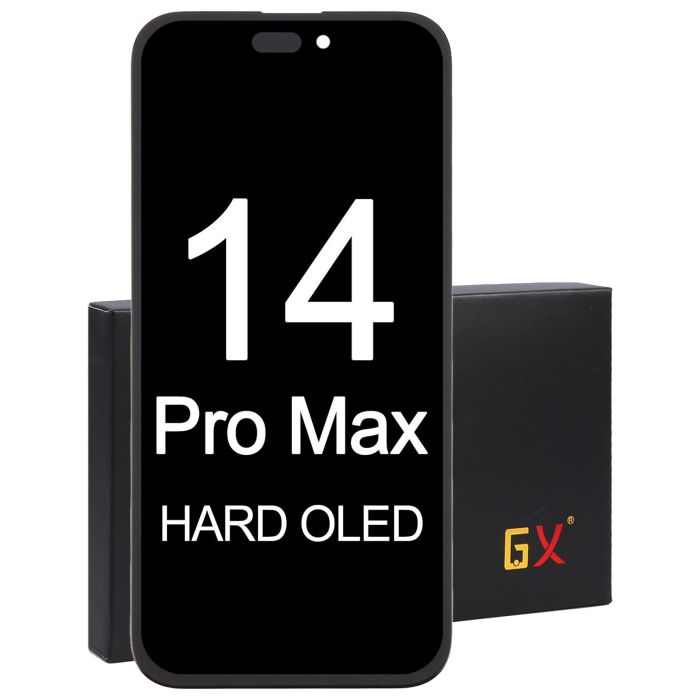 iPhone 14 Pro Max Hard OLED replacement screen, GX box