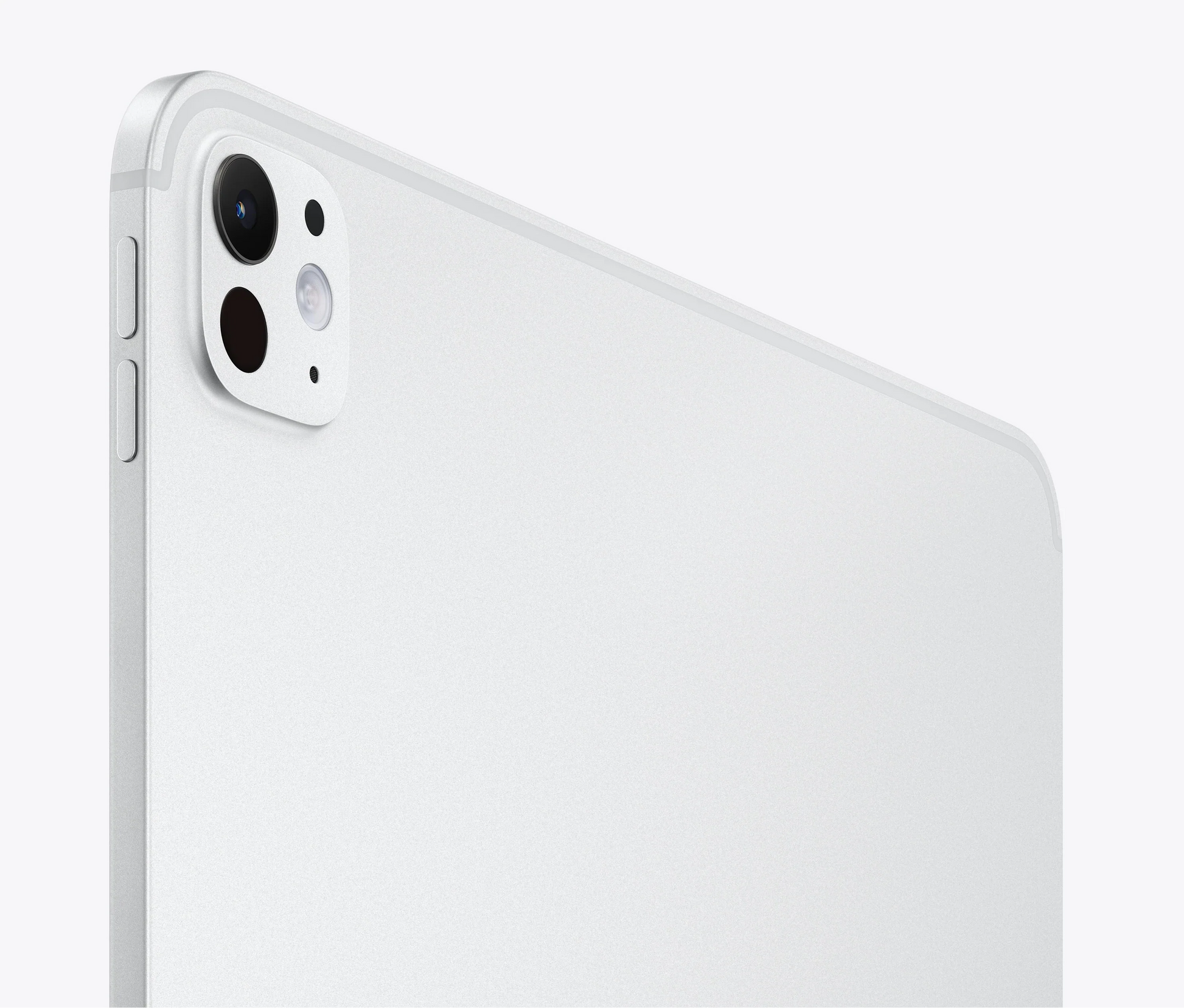 iPad Pro 13-inch Silver rear camera module close-up