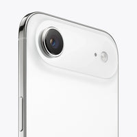 Apple iPhone Air 5G smartphone camera close-up, cloud white back panel
