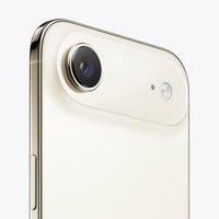 Apple iPhone Air 5G smartphone camera close-up, light gold back panel