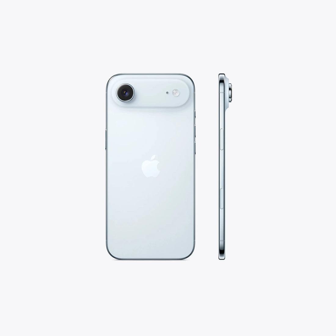 Apple iPhone Air 5G smartphone in light gold, back view with side profile