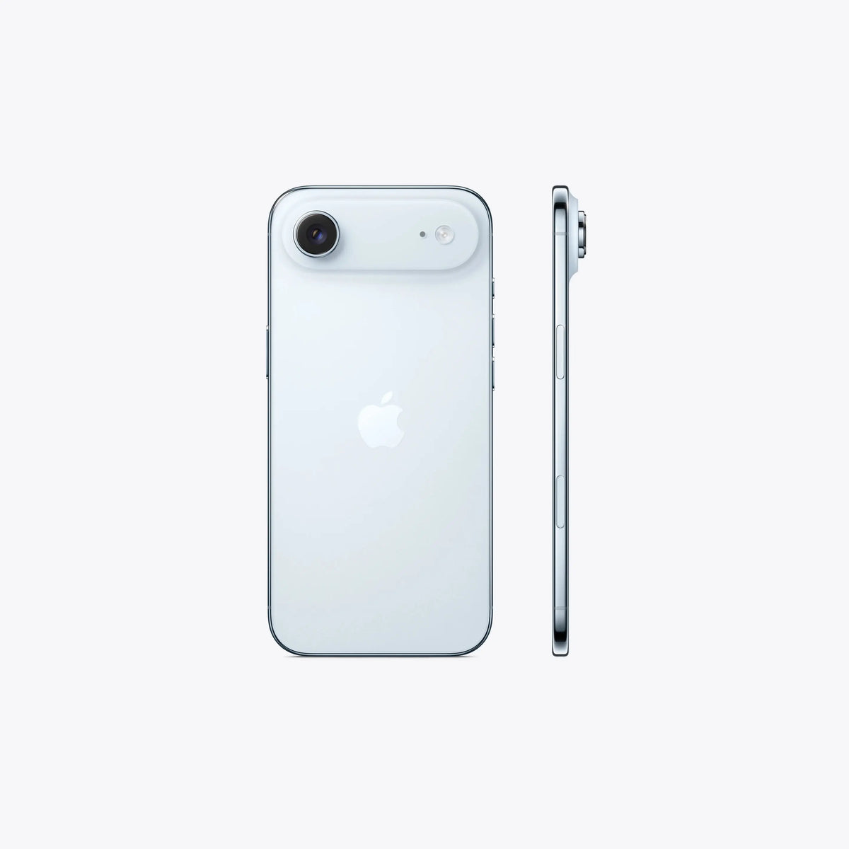 Apple iPhone Air 5G smartphone in light gold, back view with side profile