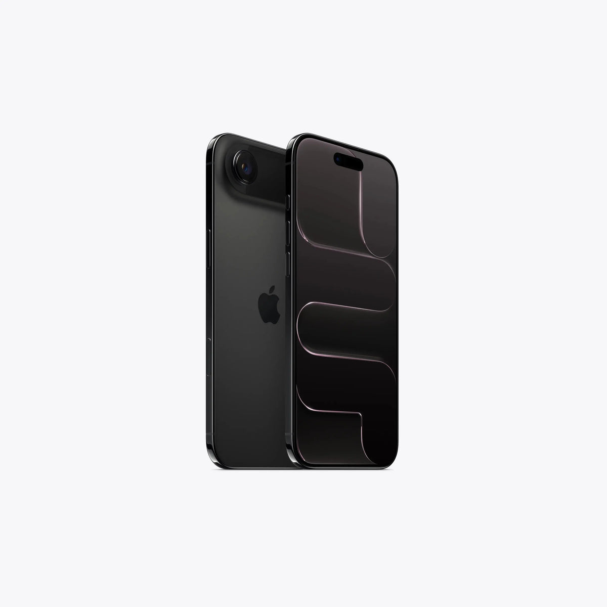 Apple iPhone Air 5G smartphone in space black, shown front and back with cameras