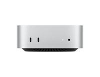 Mac mini front I/O ports on silver side