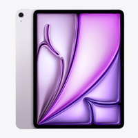 13-inch iPad Air M3, Wi‑Fi, 128GB in Purple, front view with screen on
